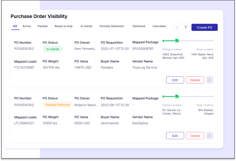 Purchase-order-grid