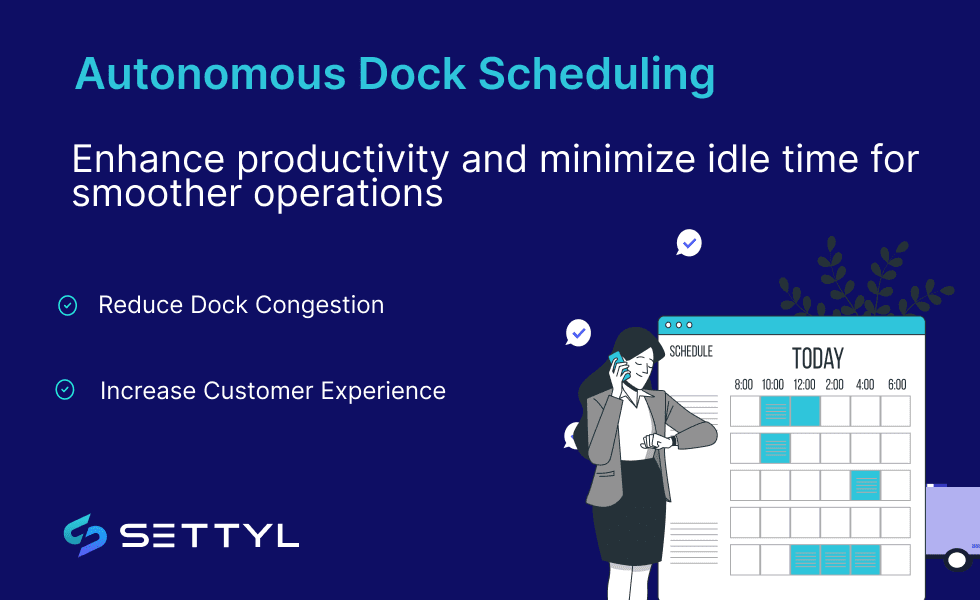 Autonomous Dock Scheduling