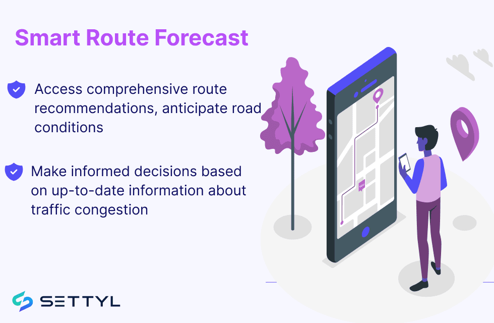 Smart route forecast